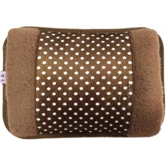 Rechargeable Electric Hot Water Bottle with Flannel Cover