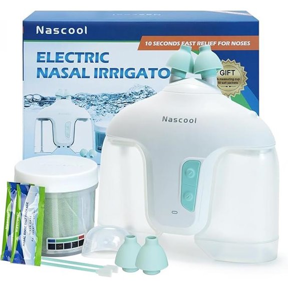 Electric Nasal Irrigation System with Salt Packets