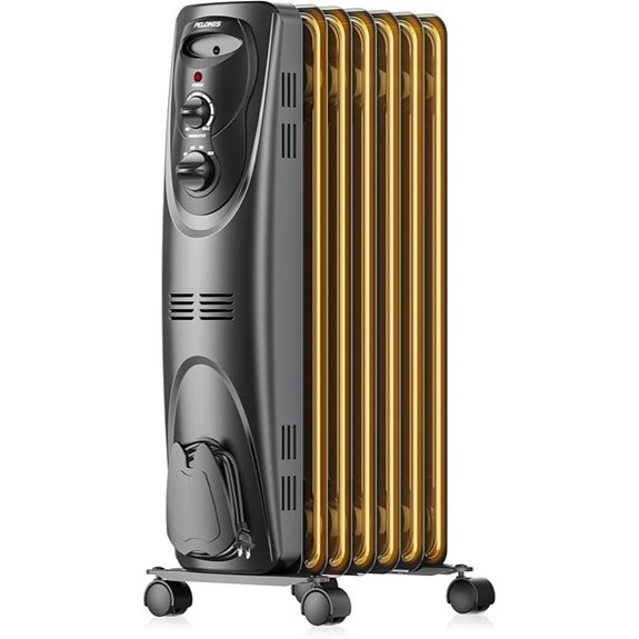 PELONIS Electric Oil Filled Radiator Heater with Modes