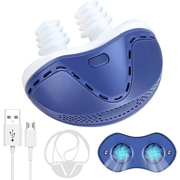 Electric Anti Snoring Device for Sleep Apnea Prevention