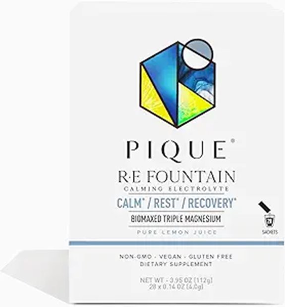 PIQUE RE Fountain Calming Electrolyte Powder Packets
