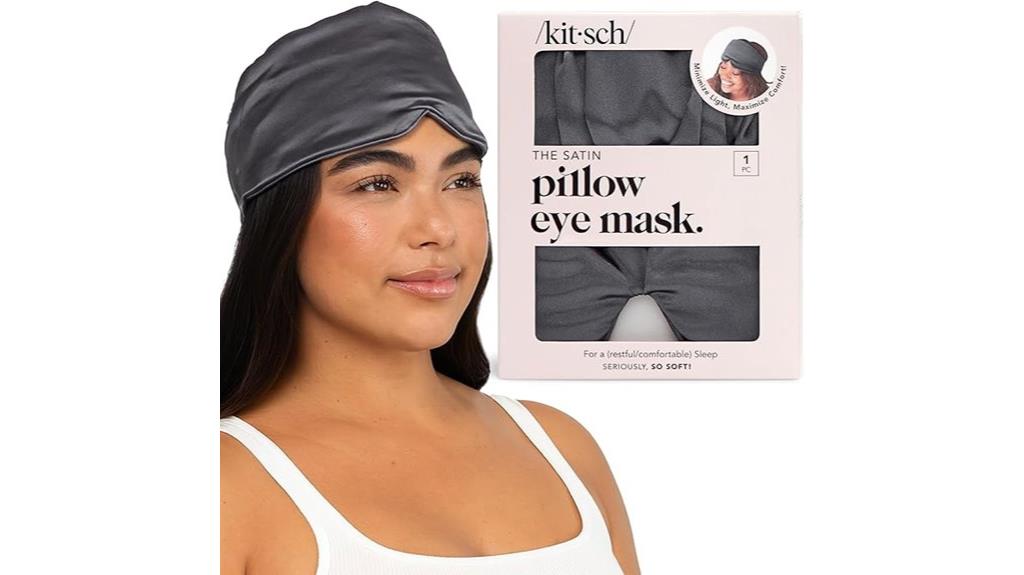 elegant satin sleep mask