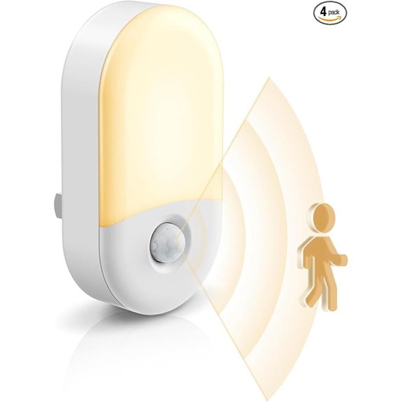 L LOHAS Motion Sensor Night Light 4-Pack