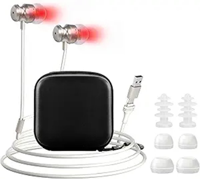 Upgraded 2-in-1 Red Light Therapy Device for Tinnitus