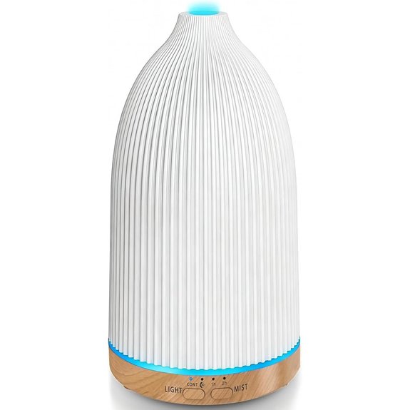URPOWER Essential Oil Diffuser with Color Lights and Timer