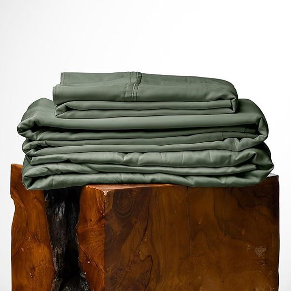 Olive + Crate Eucalyptus Queen Sheets Set