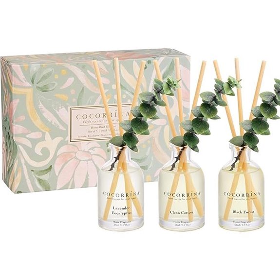 COCORRÍNA Eucalyptus Reed Diffuser Set (3)