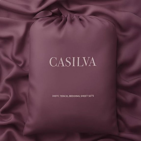 CASILVA Eucalyptus Sheets with Silver Queen Set