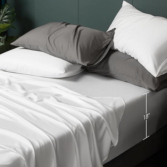 HYPREST Eucalyptus Tencel King Sheets with Deep Pockets