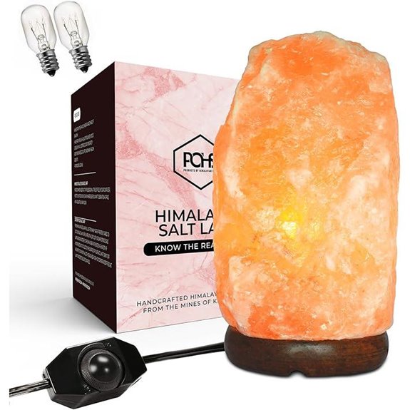 POHS Himalayan Pink Salt Lamp Extra Large Hand-Carved