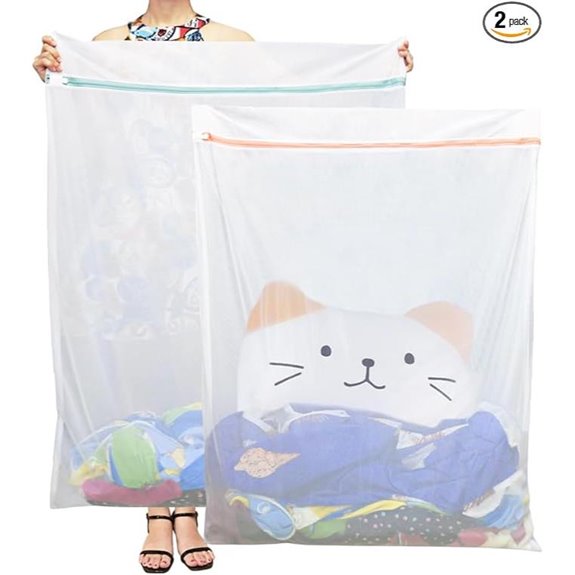 Tenn Well Extra Large Mesh Laundry Bags (2 Pack)