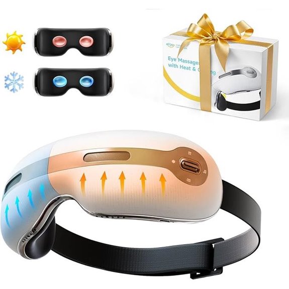 ALLJOY Eye Massager with Heat Cooling & Bluetooth