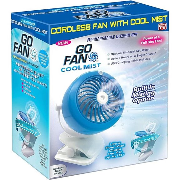 Spark Innovators Fan with Built-in Mist