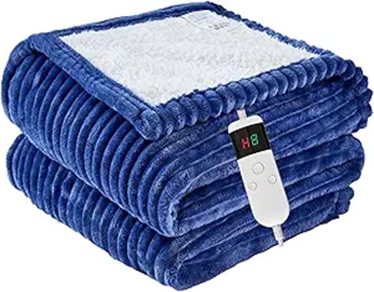 Heated Electric Blanket with Auto Off and Fast Heating