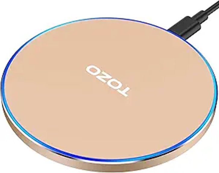 TOZO 2025 W1 Fast Wireless Charger for iPhone/Samsung