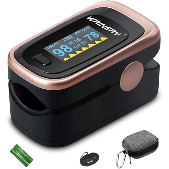 Wrinery Pulse Oximeter Fingertip with OLED Display