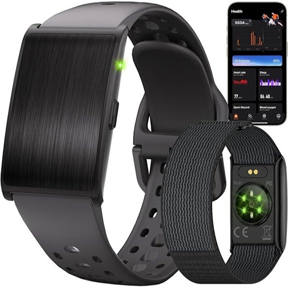 Smart Fitness Bracelet with Heart Rate & Sleep Monitoring