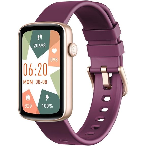 LYNN2 Fitness Tracker Watch with Heart Rate Monitor