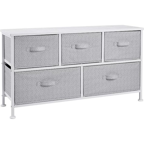 Amazon Basics 5-Drawer Closet Storage Organizer