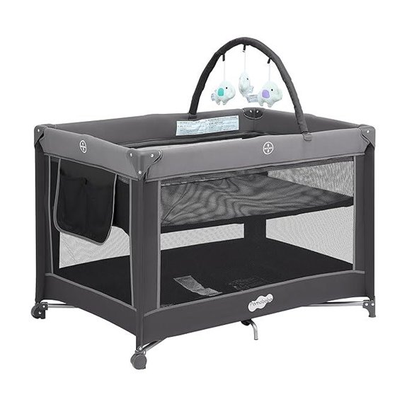 Pamo Babe Foldable Baby Playpen and Crib