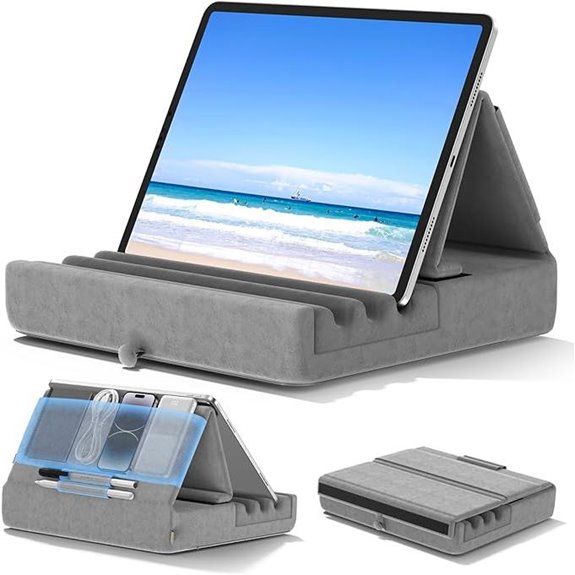 foldable tablet pillow holder