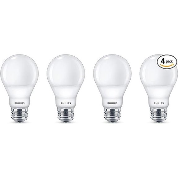 Philips 4-Pack A19 Dimmable Soft White LED Bulbs