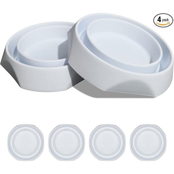 Bed Bug Interceptors with Anti-Skid Pads (4 pcs)