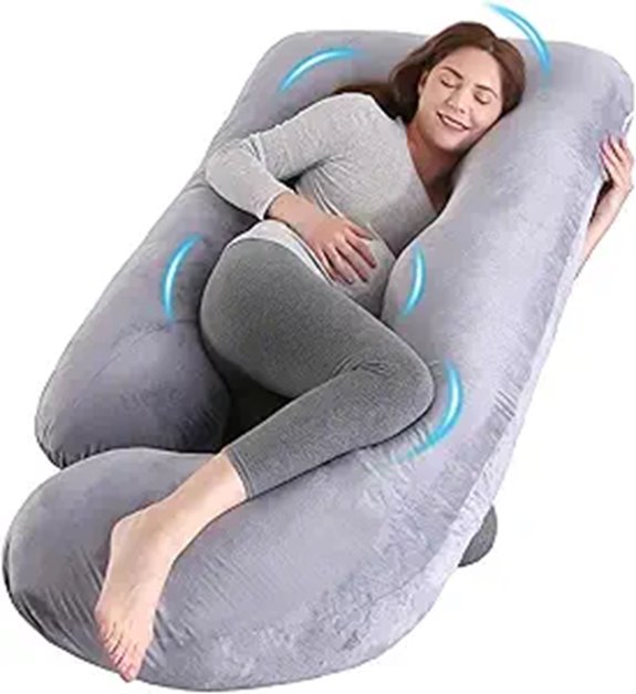 U-Shaped Pregnancy Pillow for Full Body Support