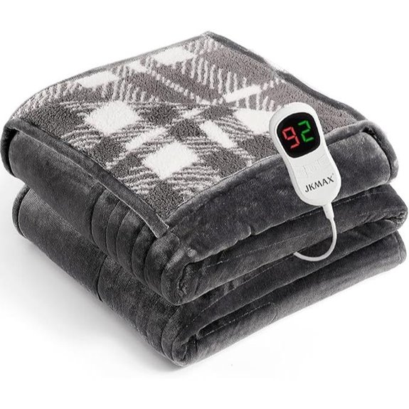 Heated Electric Blanket Full Size with 10 Levels