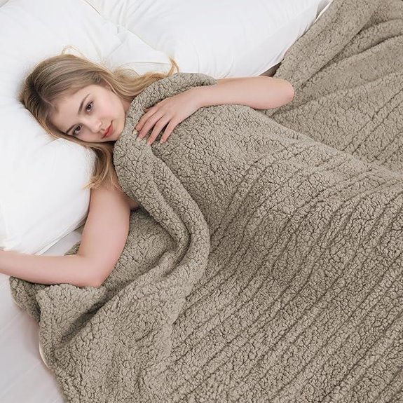 Electric Heated Blanket Full Size with 6 Heating Levels