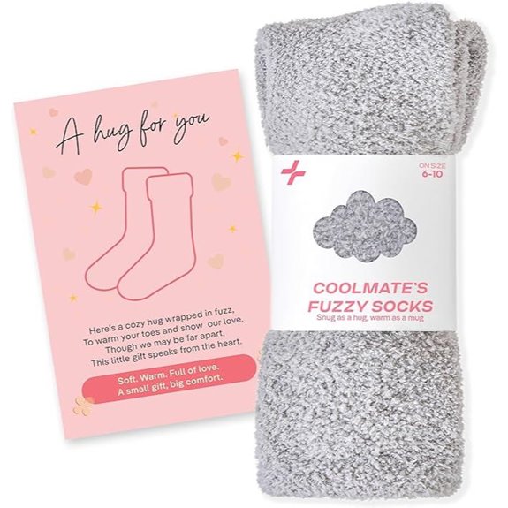 CoolMate Fuzzy Socks for Women Christmas Gift Box