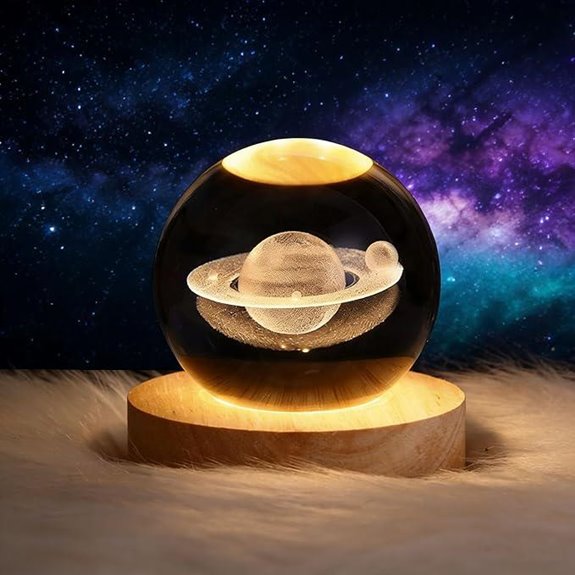 HappyHaves Galaxy Crystal Ball Night Light