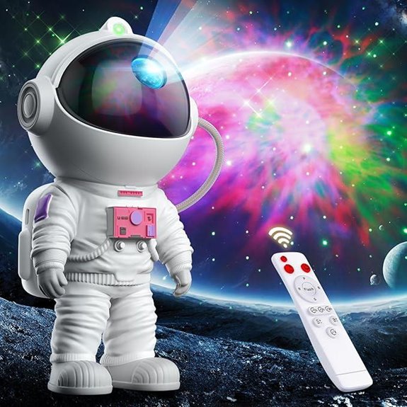 Astronaut Galaxy Projector with Remote and Timer
