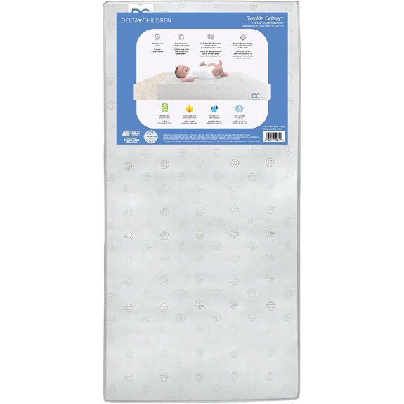 Delta Children Twinkle Galaxy Crib & Toddler Mattress