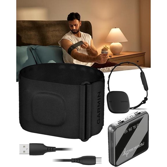 Wearable4U Garmin Index Sleep Monitor with HRV