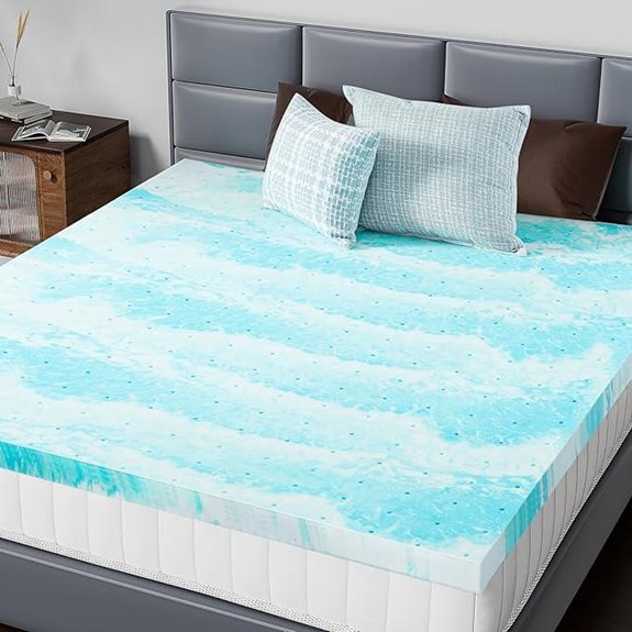 DUMOS Memory Foam Mattress Topper Full Size Gel Infused