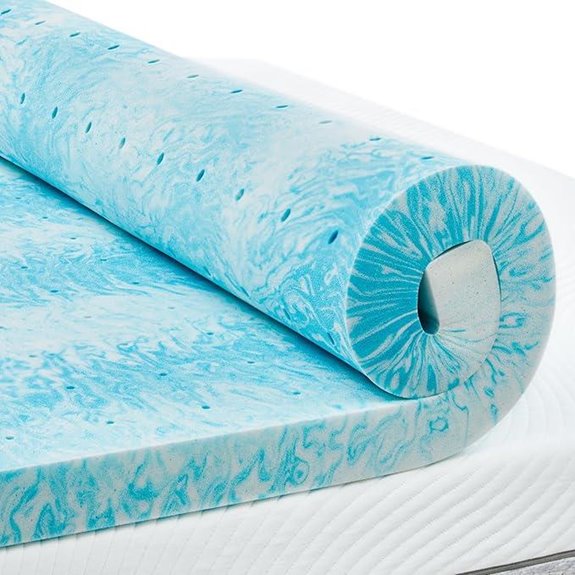 PERLECARE 3 Queen Gel-Infused Memory Foam Topper