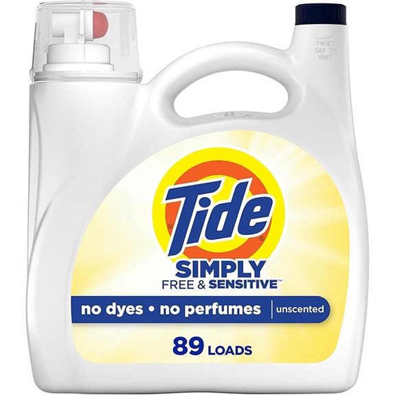 Tide Simply Liquid Laundry Detergent Free & Sensitive