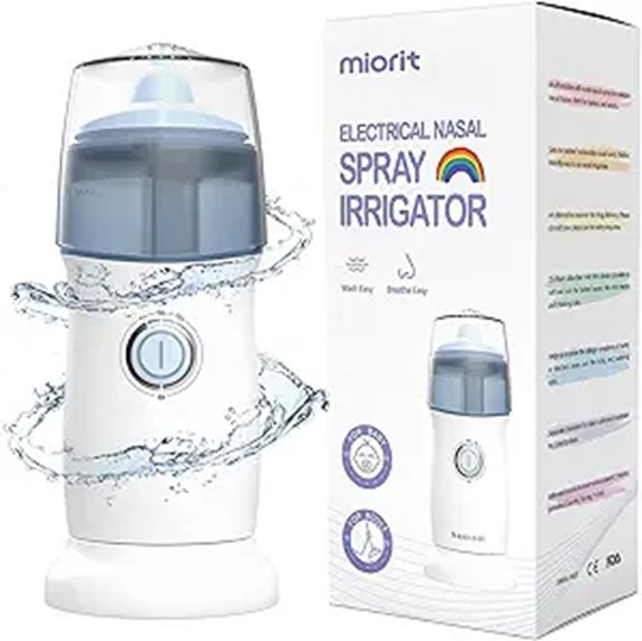 Nasal Irrigator with Gentle Spray and Waterproof Design