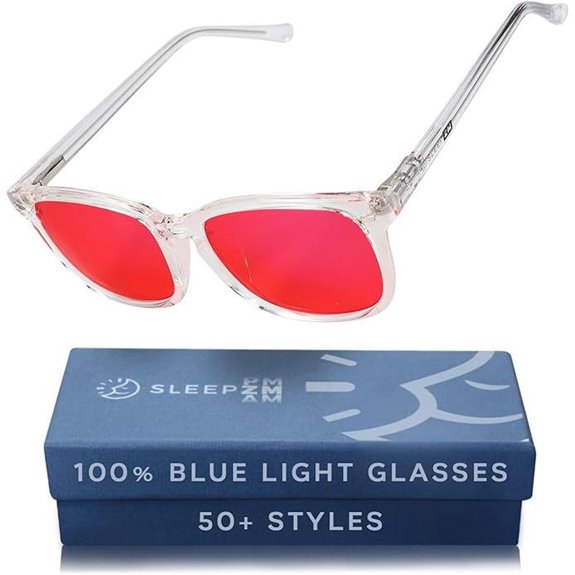 Blue Light Blocking Glasses for Sleep & Eye Strain