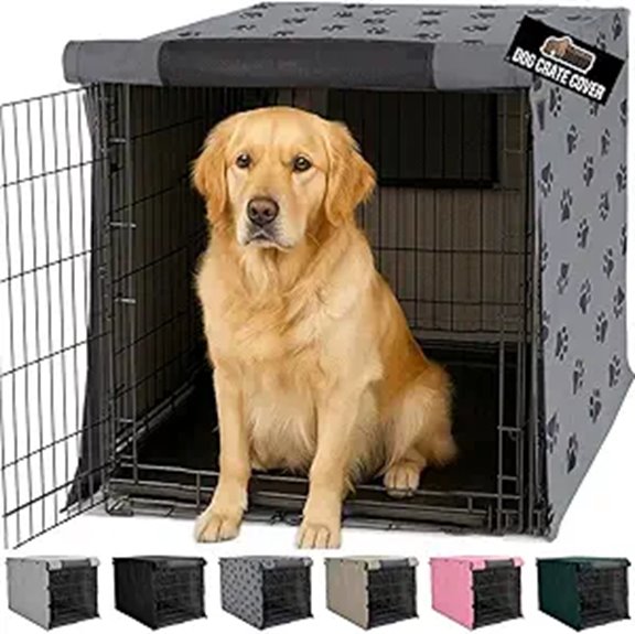 GORILLA GRIP Dog Crate Cover for 42 Kennel