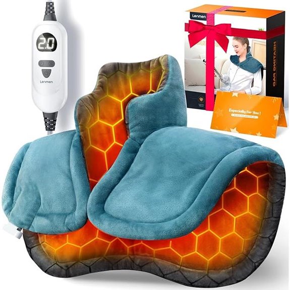 Graphene Heating Pad for Neck & Shoulders 6 Heat Settings