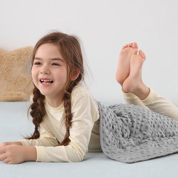 Sivio Weighted Lap Blanket Soft Cooling 2lbs Grey