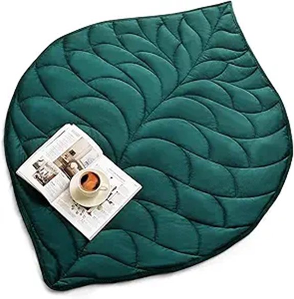Kaisa 7 lbs Weighted Lap Blanket Green