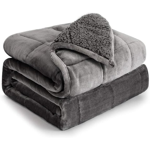 Cottonblue 15lb Queen Weighted Blanket Grey