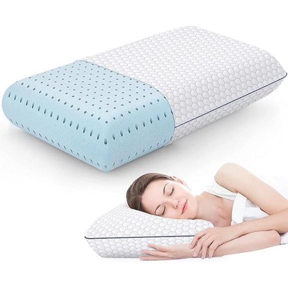 Memory Foam Pillow for All Sleepers (Grey)