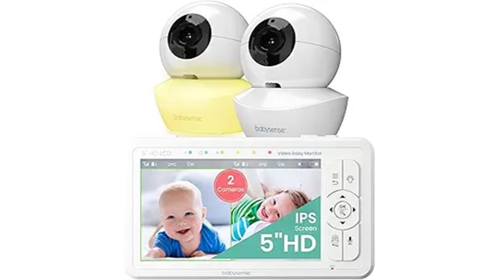hd baby monitor with two cameras