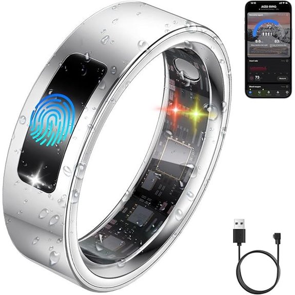 Smart Health Ring with Fitness & Sleep Tracking