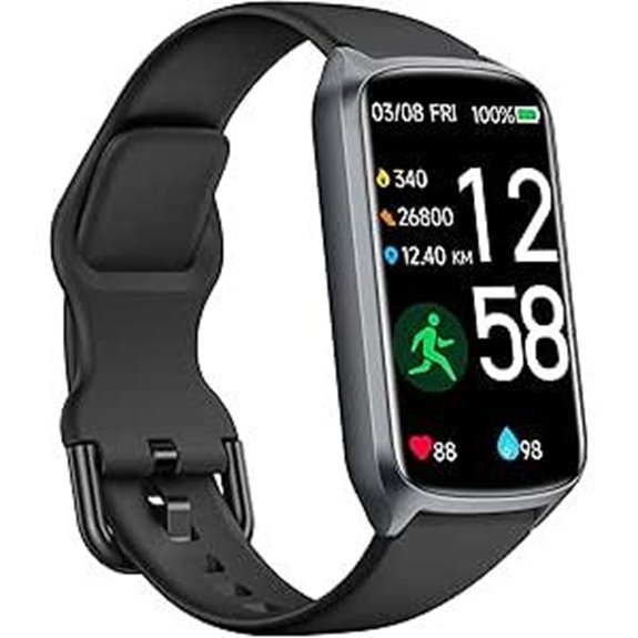 Health Fitness Tracker with Heart Rate & Sleep Monitoring