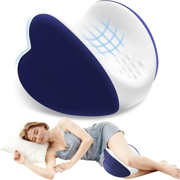 Heart-Shape Memory Foam Knee Pillow for Sleep